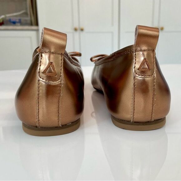 Kelsi Dagger Ballet Flats bronze Frankie Square Toe Size 8 - Picture 5 of 10